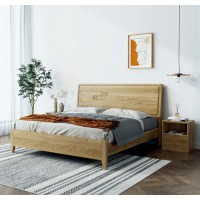 朗朝現(xiàn)代極簡白蠟?zāi)綥2622#硬靠床