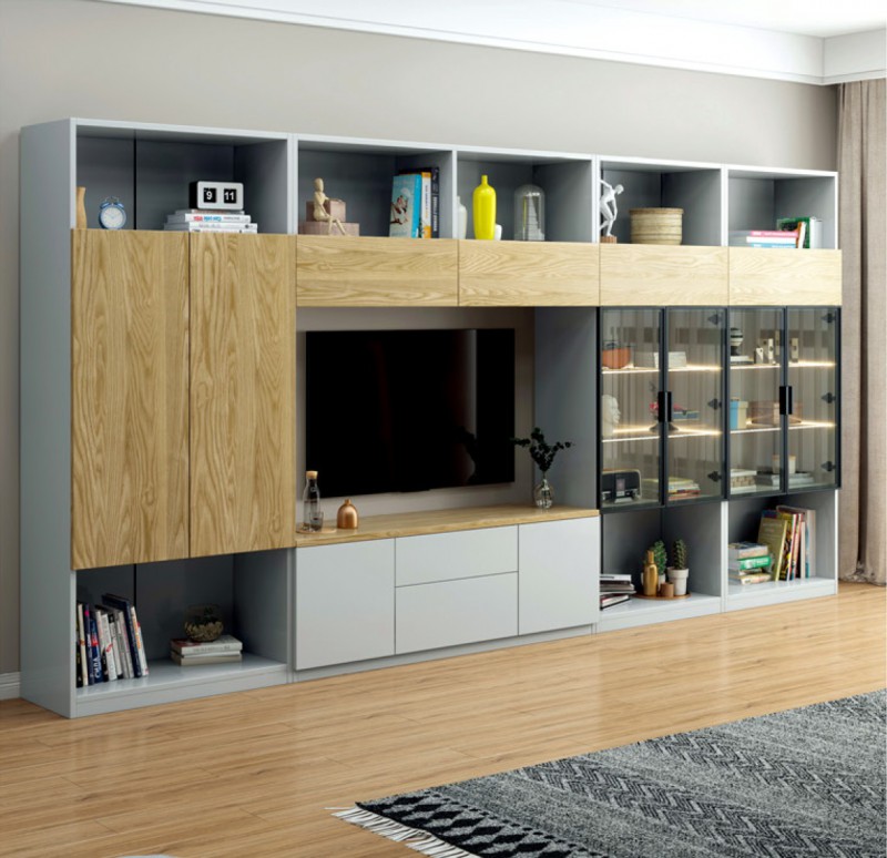 L2823#組合電視柜（地柜）、L2861#組合左柜、L2862#組合右柜（兩個）、L2863#組合吊柜