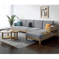 朗朝現(xiàn)代極簡白蠟木L2805#轉(zhuǎn)角沙發(fā)