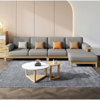 朗朝現(xiàn)代極簡白蠟木L2803#轉(zhuǎn)角沙發(fā)