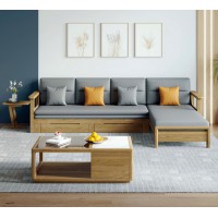 朗朝現(xiàn)代極簡白蠟?zāi)綥2807#拉床轉(zhuǎn)角沙發(fā)