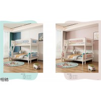柏馳青少年兒童實(shí)木家具，南康兒童子母床品牌，江西多功能兒童床、衣柜床廠家