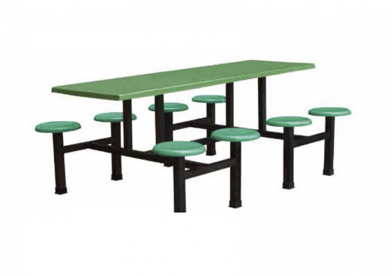 CZ-012（八人位）玻璃鋼餐桌