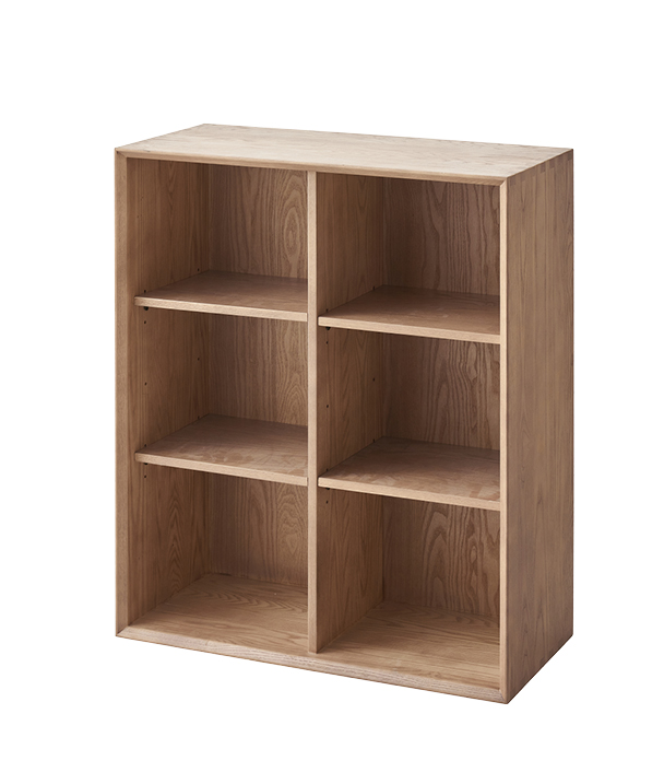 歌樂美北歐復(fù)古白蠟?zāi)維3010-3#無門書柜