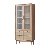 歌樂美北歐復古白蠟木S3006#書柜