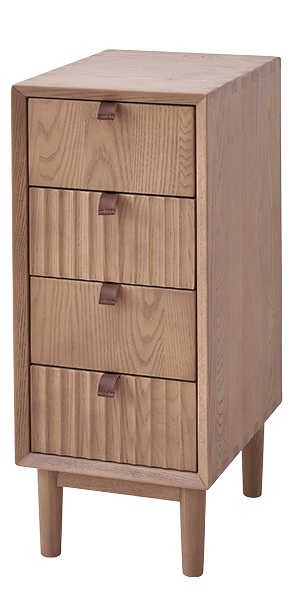 歌樂美北歐復古白蠟木S1026-4#四斗柜