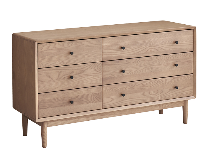 歌樂美北歐復古白蠟木S1051#斗柜