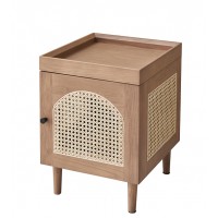 歌樂美北歐復古白蠟木S1036#床頭柜