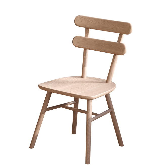 歌樂美北歐復古白蠟木S2092#餐椅