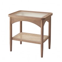 歌樂美北歐復古白蠟木S2050-B#邊幾