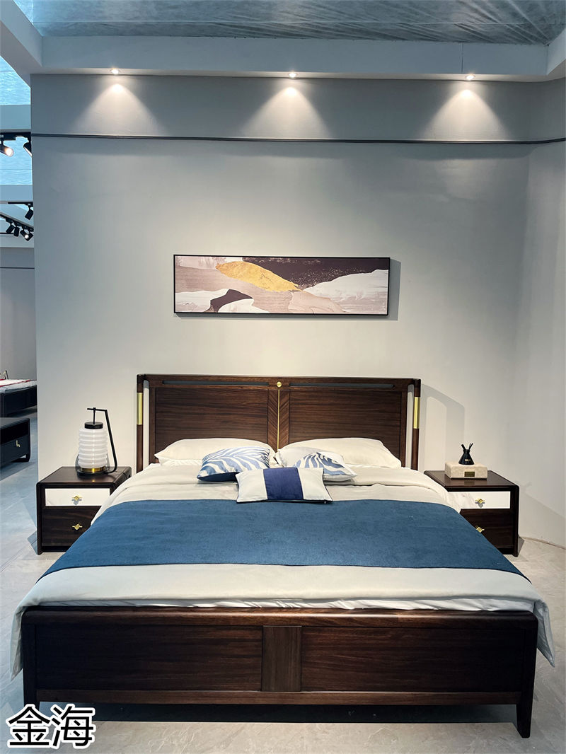 金海家具&middot;云端 輕奢新中式黑胡桃家具產品實拍