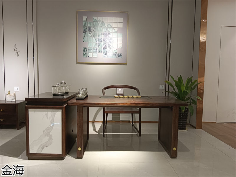 金海家具&middot;云端 輕奢新中式黑胡桃家具產品實拍