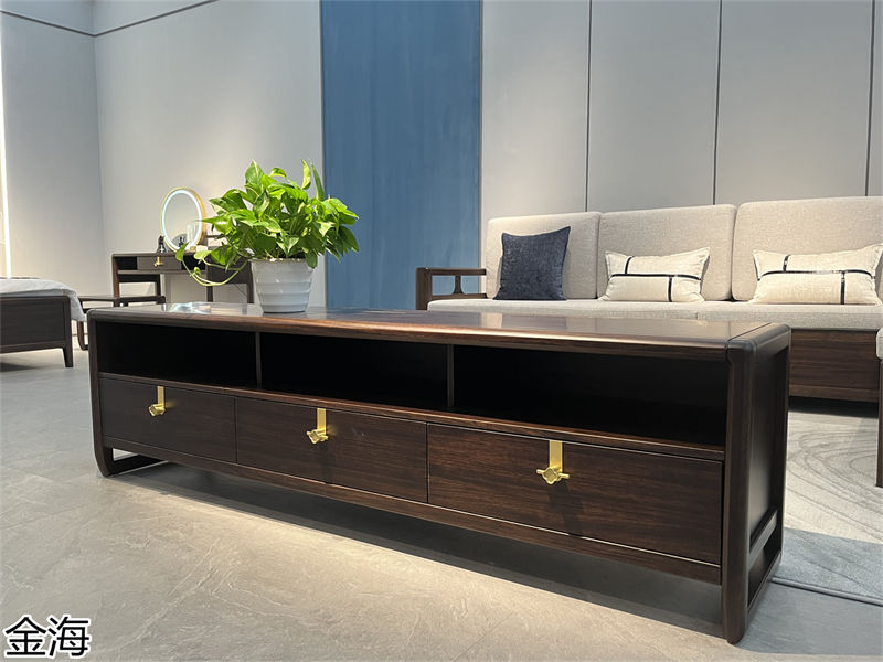 金海家具&middot;云端 輕奢新中式黑胡桃家具產品實拍