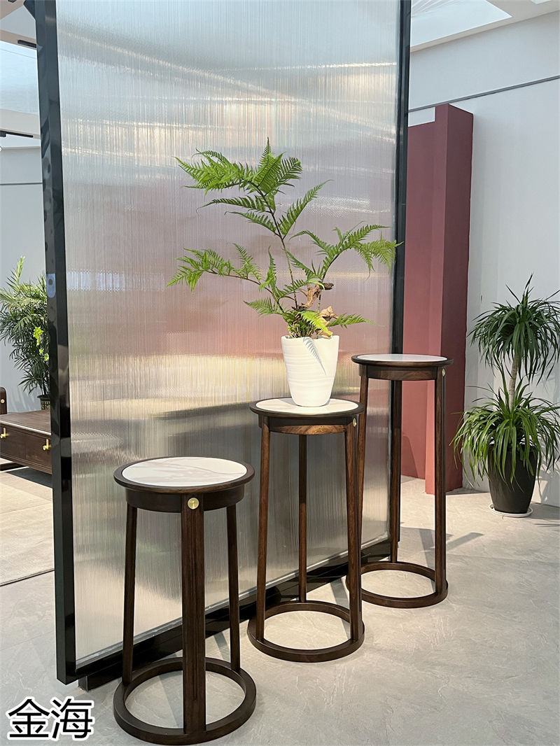 金海家具&middot;云端 輕奢新中式黑胡桃家具產品實拍