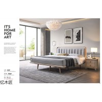 自然風家具，南康白蠟木家具，原木風北美白蠟木套房家具招商，江西憶木匠家具廠家