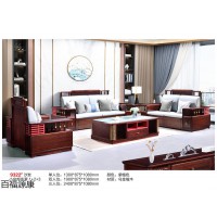 南康烏金檀木家具，江西國潮新中式風格家具，百福源康雅韻新中式烏金檀木套房廠家