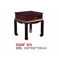 百福源康新中式烏金檀木方幾9328#