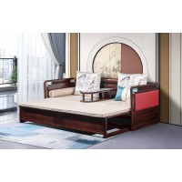 百福源康新中式烏金檀木羅漢床9606#