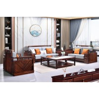 百福源康新中式烏金檀木沙發(fā)9301#大官帽常規(guī)