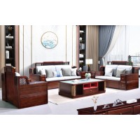 百福源康新中式烏金檀木沙發(fā)9319#