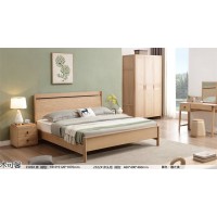 木可馨現(xiàn)代時尚白蠟?zāi)炯揖撸峡当泵腊紫災(zāi)咎追浚瑯O簡實(shí)木家具，江西木御坊家具廠家