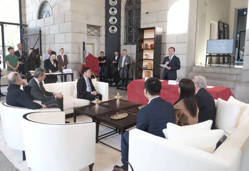 &ldquo;南康家具館&rdquo;開館活動暨南康家具歐洲跨境電商推介會現場