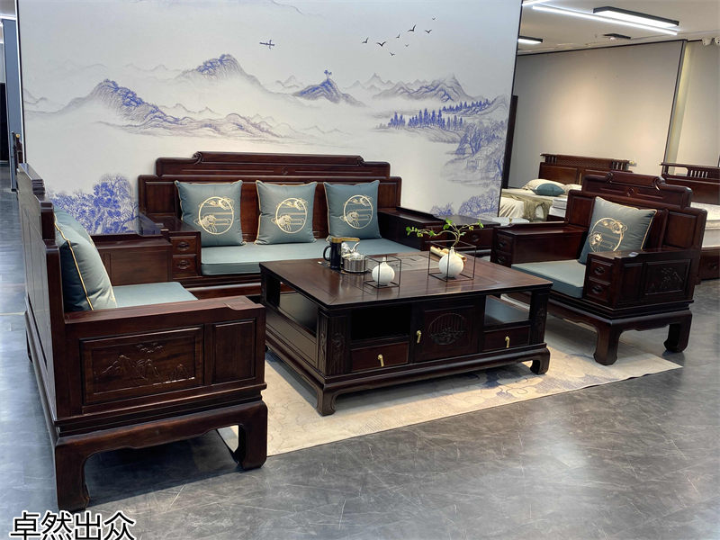 卓然出眾 新古典中式風(fēng)格烏檀木家具