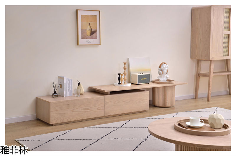 雅菲林現代極簡白蠟木家具