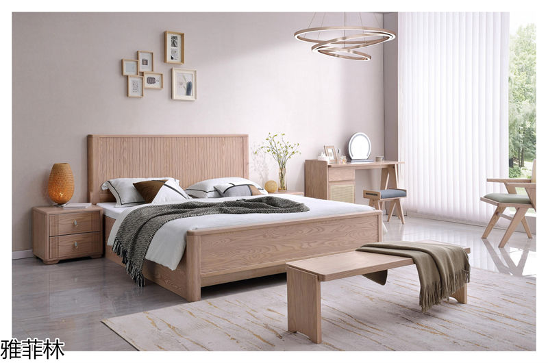 雅菲林現代極簡白蠟木家具