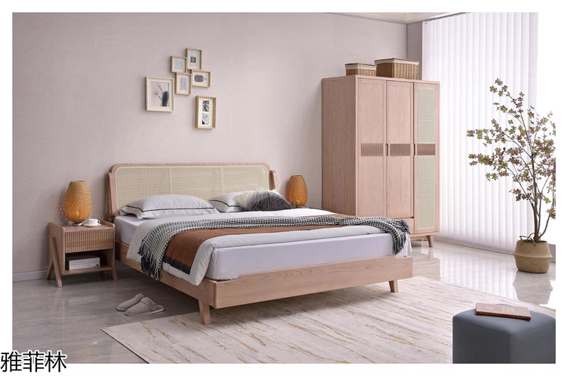 雅菲林現代極簡白蠟木家具