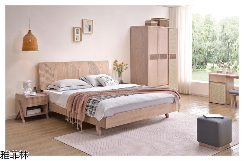 雅菲林現代極簡白蠟木家具