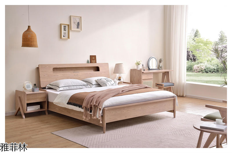 雅菲林現代極簡白蠟木家具