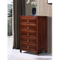虔南世家天子系列南美黑檀新中式家具：Z162-5#五斗柜