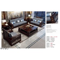 全心國潮新中式家具，南康新中式實木家具，國潮新中式套房加盟，江西華可家具廠家