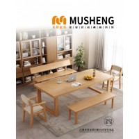 年輕時尚桌椅，南康實木書桌、閱讀辦公桌、電腦桌，江西實木餐桌椅，木昇家具廠家