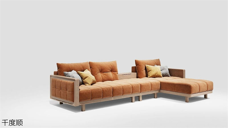 千度順奶油風白蠟木家具