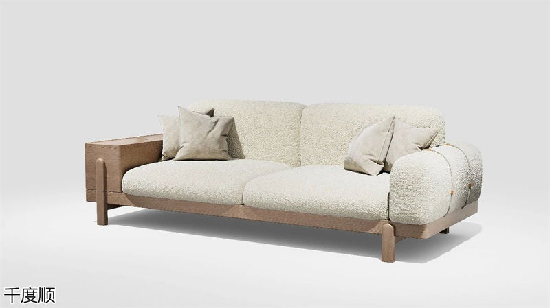 千度順奶油風白蠟木家具