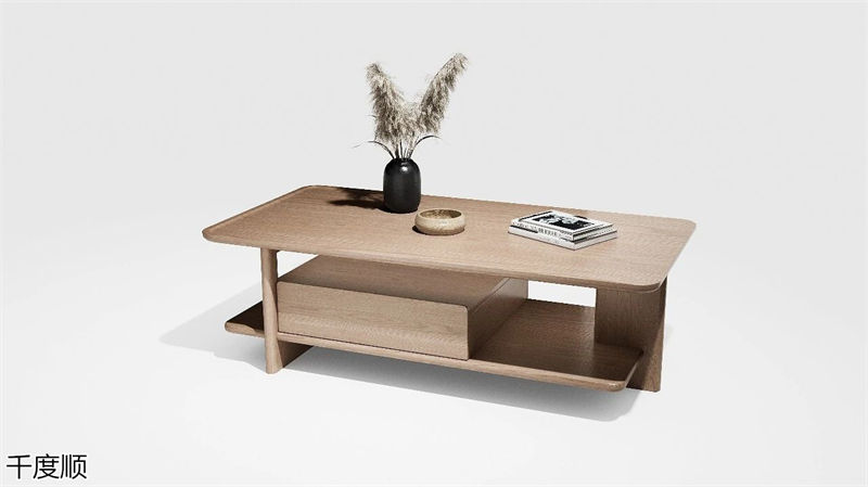 千度順奶油風白蠟木家具