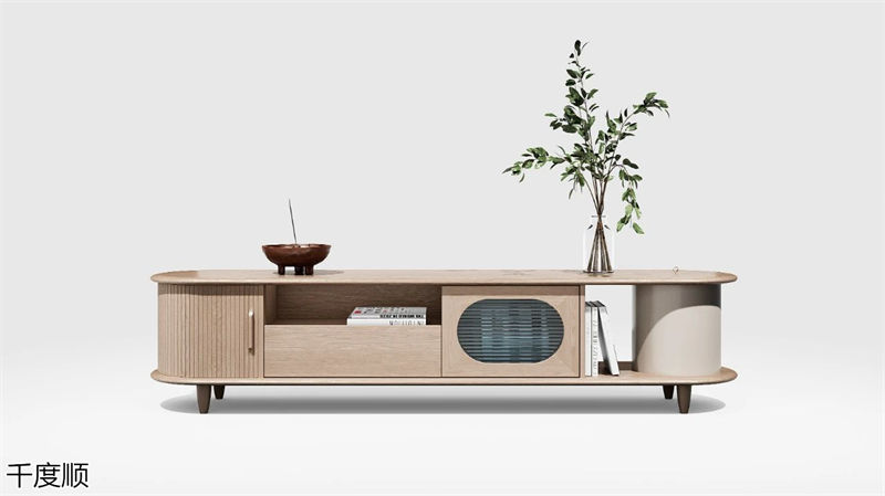 千度順奶油風白蠟木家具