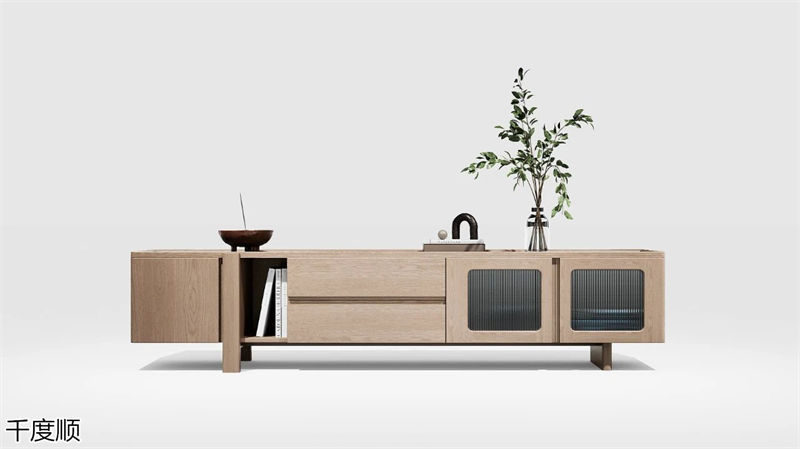 千度順奶油風白蠟木家具