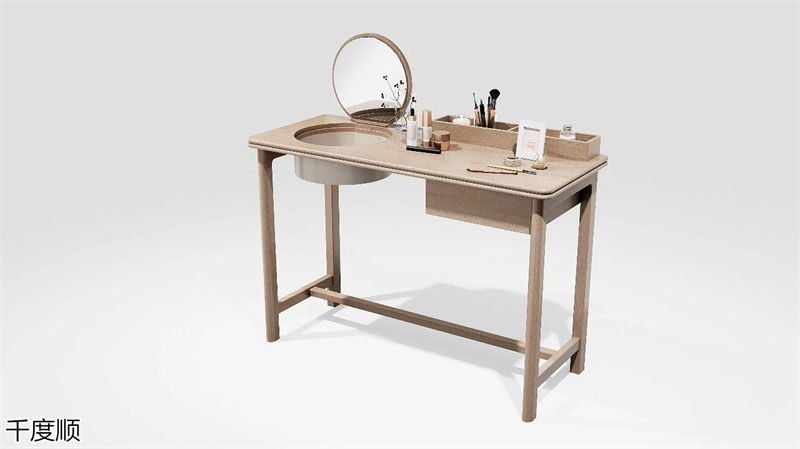 千度順奶油風白蠟木家具