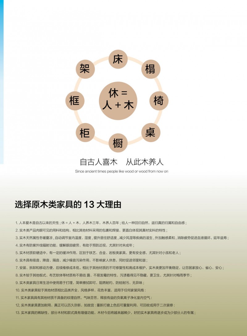 歌樂美白蠟木家具