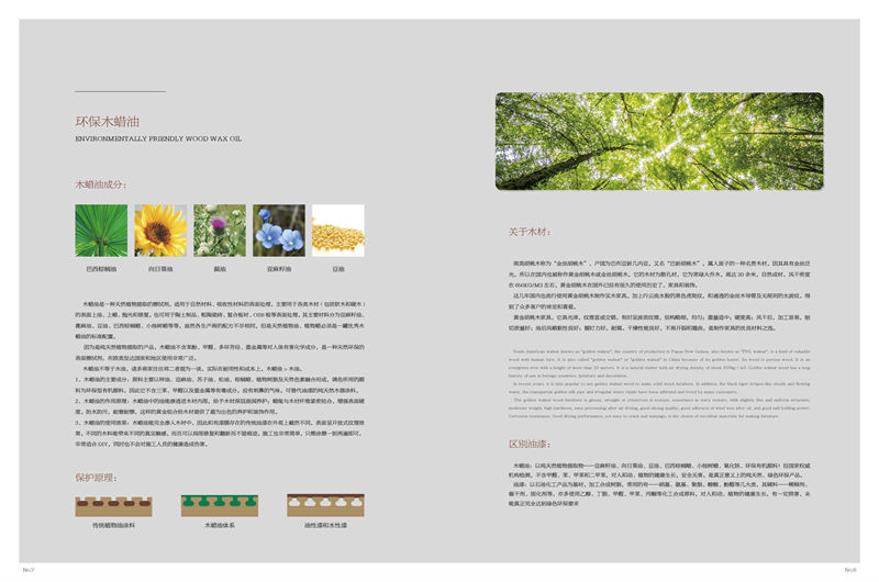 安德穩木蠟油南美胡桃木家具