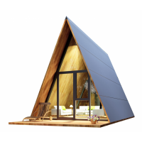 方晨裝配式建筑鄉村民宿戶外房屋：三角屋