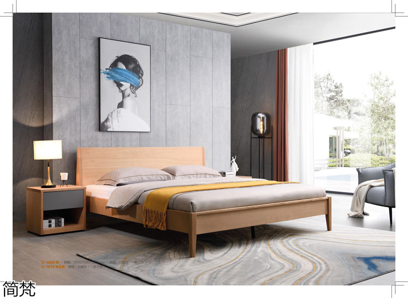 簡梵意式極簡白蠟木