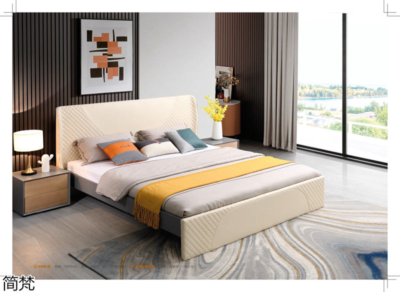 簡梵意式極簡白蠟木