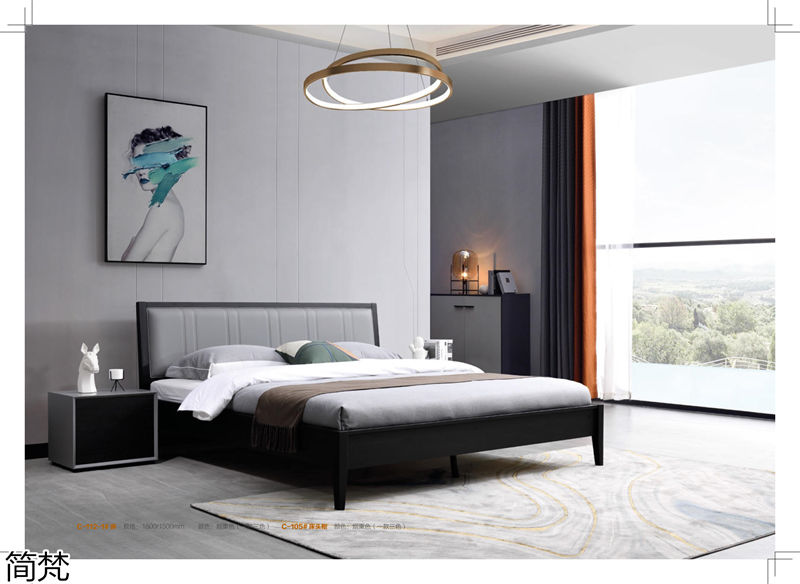 簡梵意式極簡白蠟木