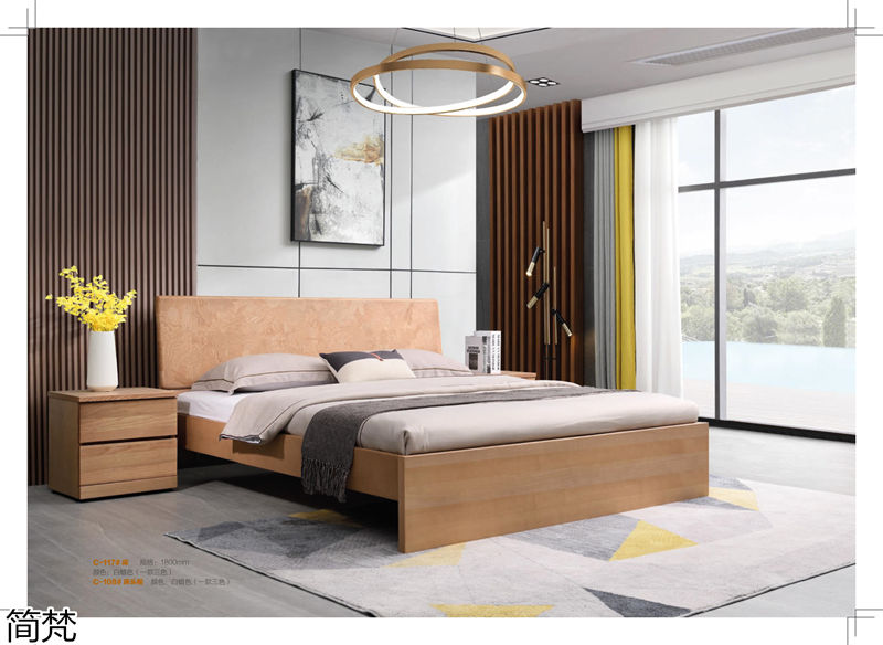 簡梵意式極簡白蠟木