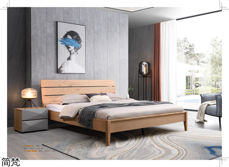 簡梵意式極簡白蠟木