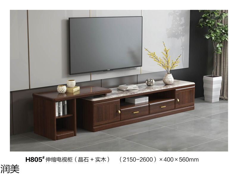 潤美現代中式黑檀套房家具